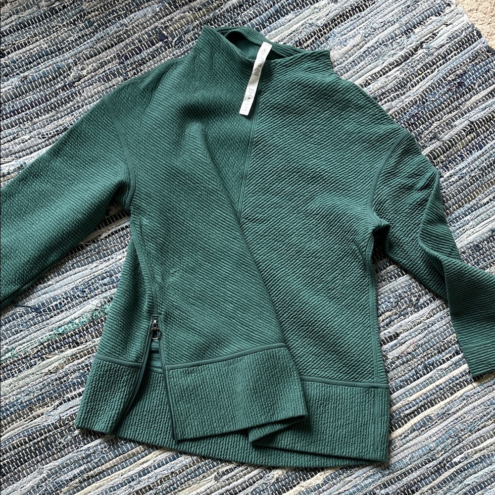lululemon athletica Forest Green Turtleneck Top
